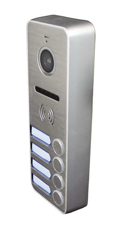 Вызывная видеопанель iPanel 2 на 4 аб. (Metal)