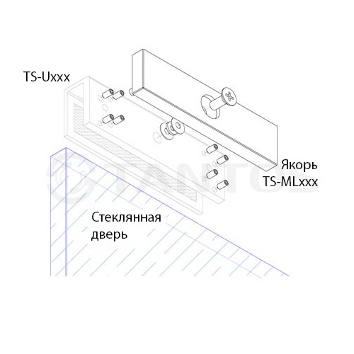 U-адаптер для крепления якоря TS-U300